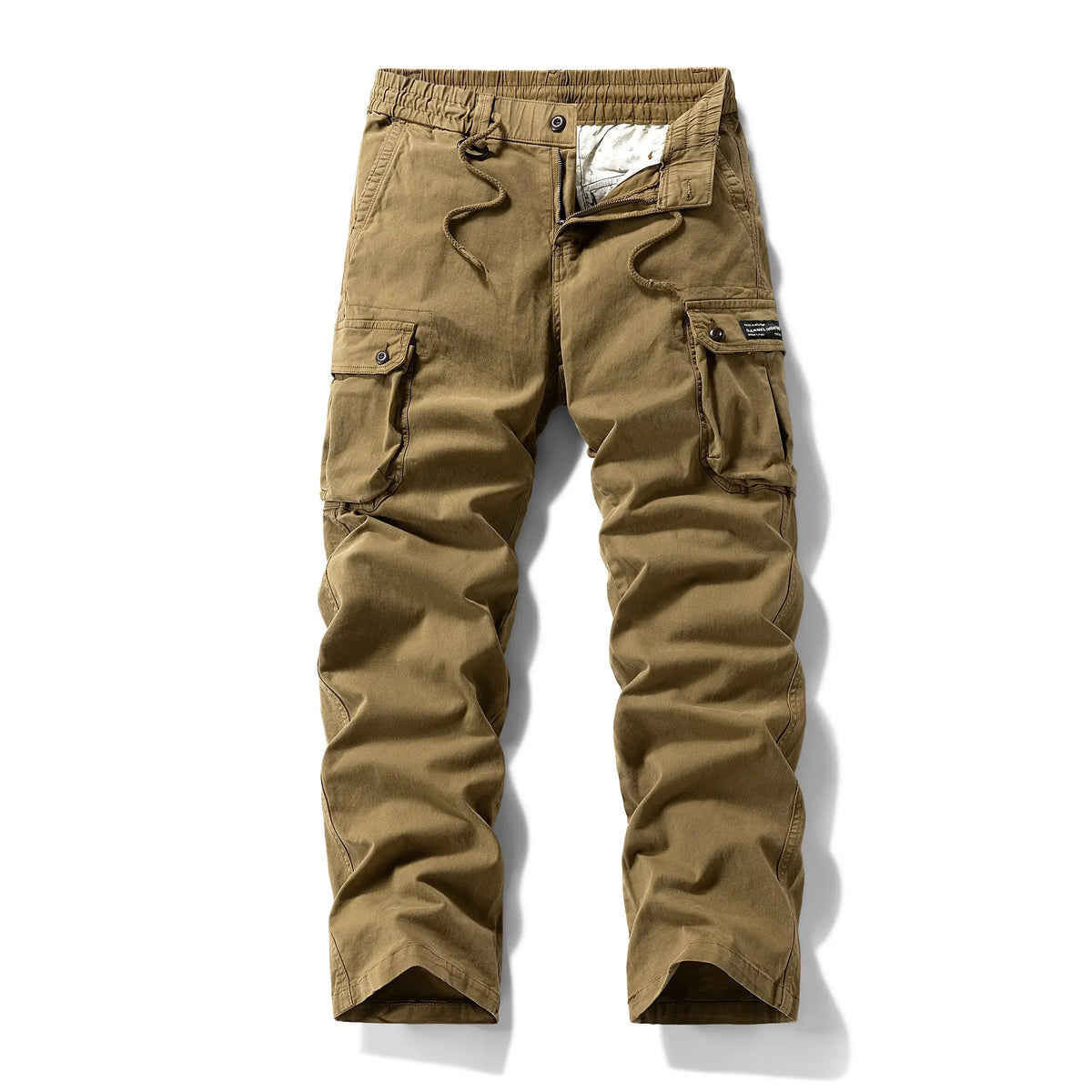 Vintage Washed Relaxed Tapered Work Pants for Men
