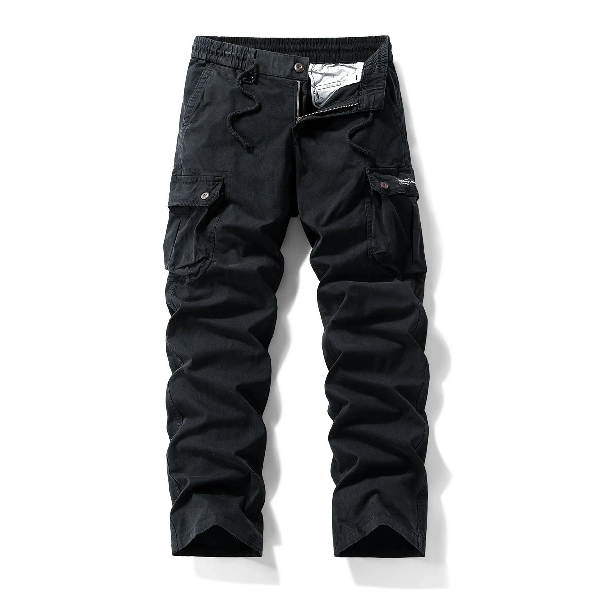 Vintage Washed Relaxed Tapered Work Pants for Men