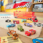 Disney Store Mack Hauler Truck with Die Cast Cars