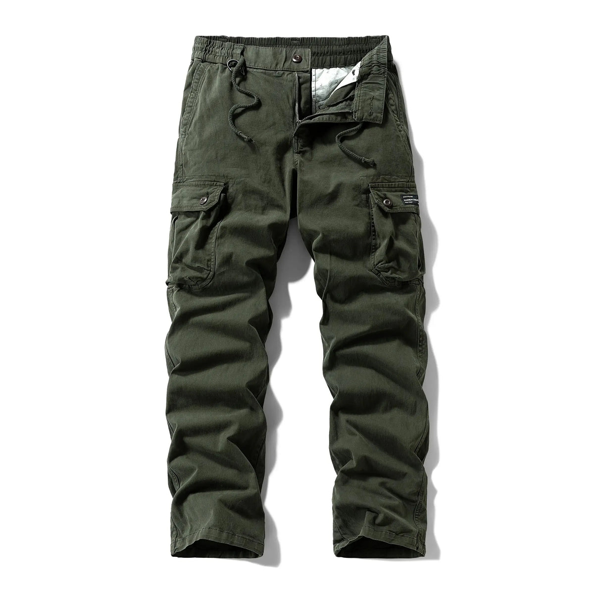 Vintage Washed Relaxed Tapered Work Pants for Men