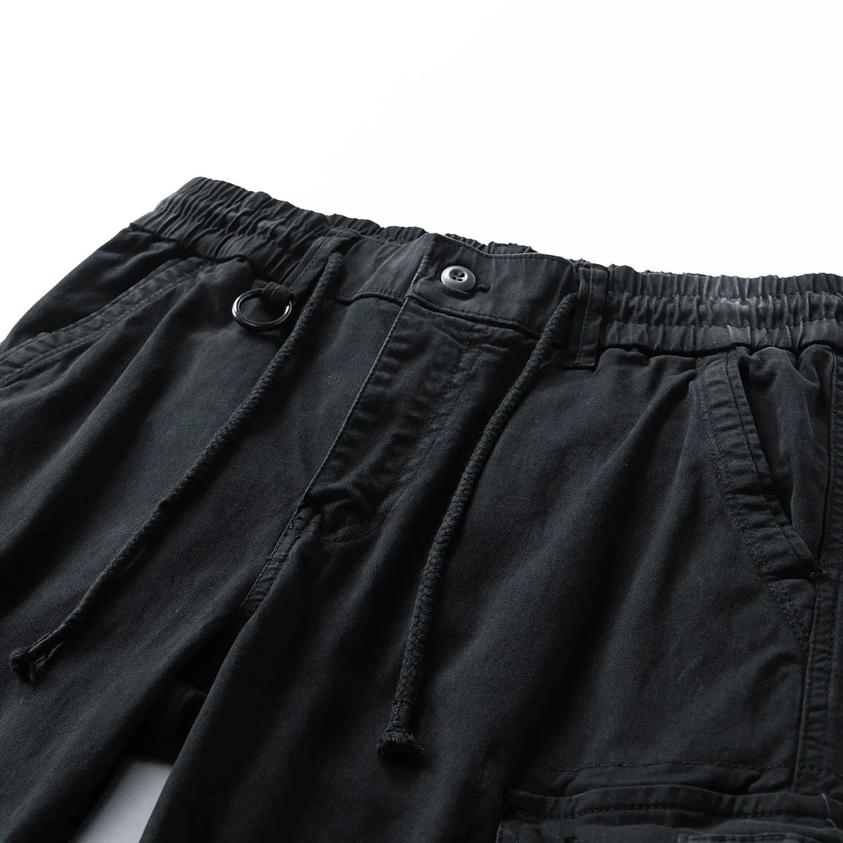 Vintage Washed Relaxed Tapered Work Pants for Men